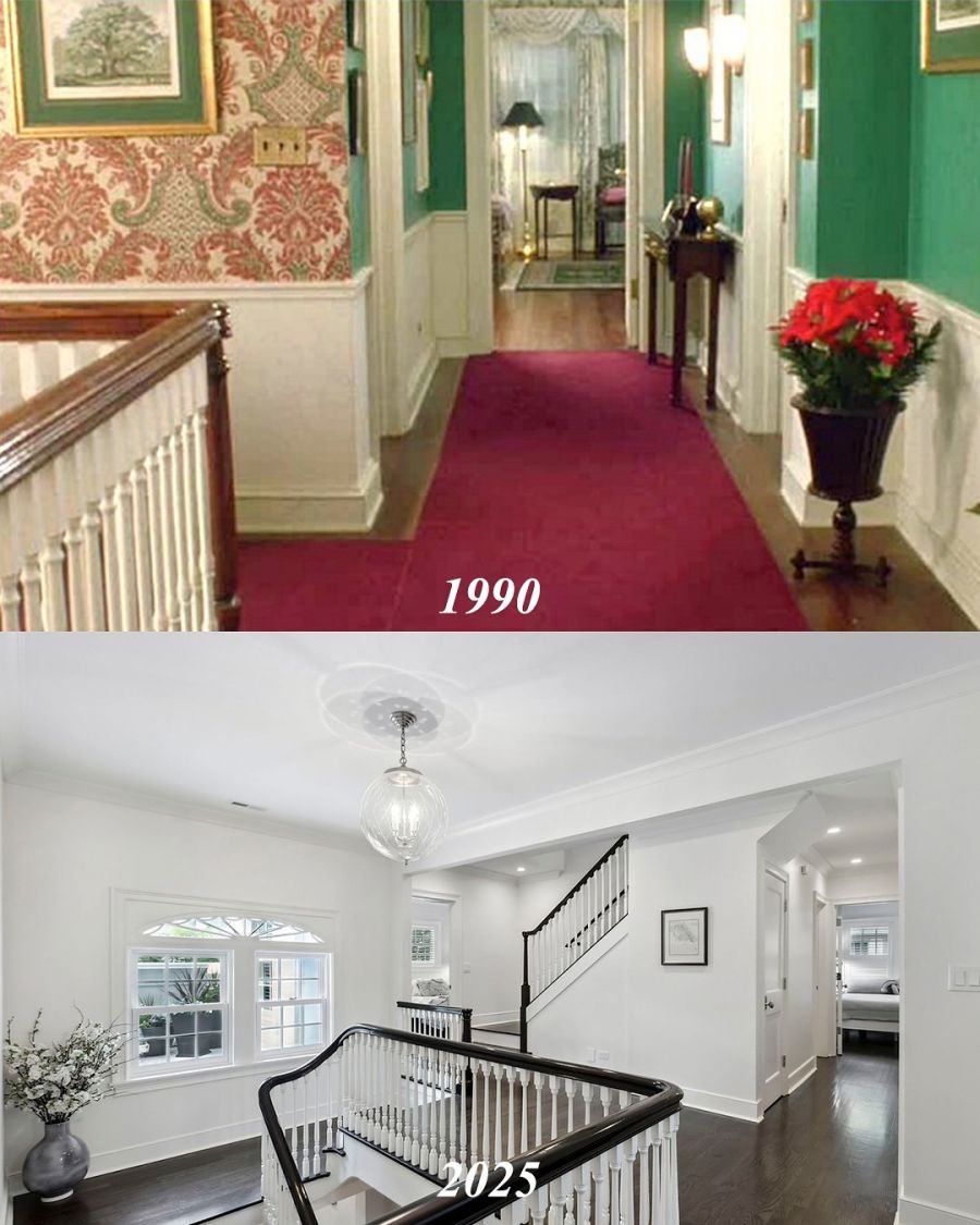 Así está la casa de Mi pobre angelito, el antes y el después