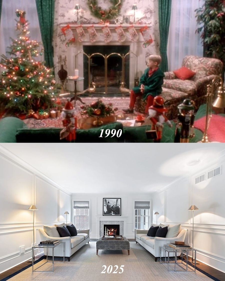 Así está la casa de Mi pobre angelito, el antes y el después