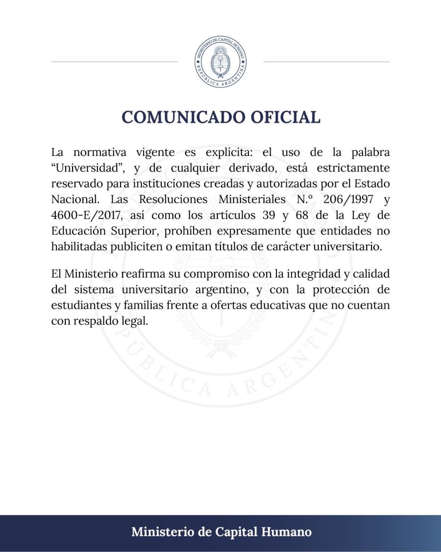 Comunicado sobre AFA 2