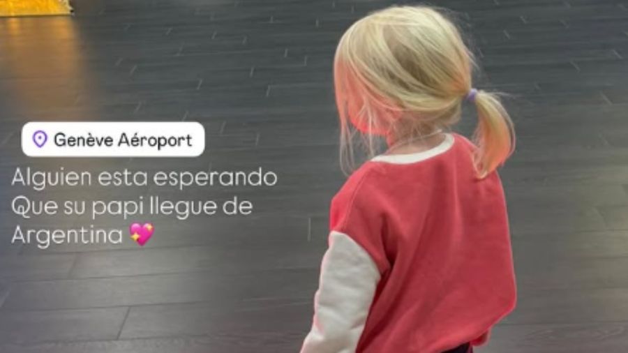 Elle, la hija de Maxi López