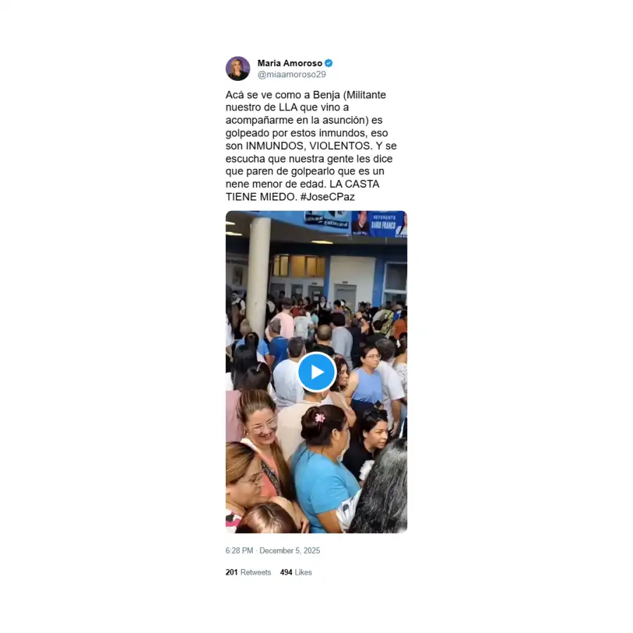 Pelea asunción concejales en José C. Paz 2