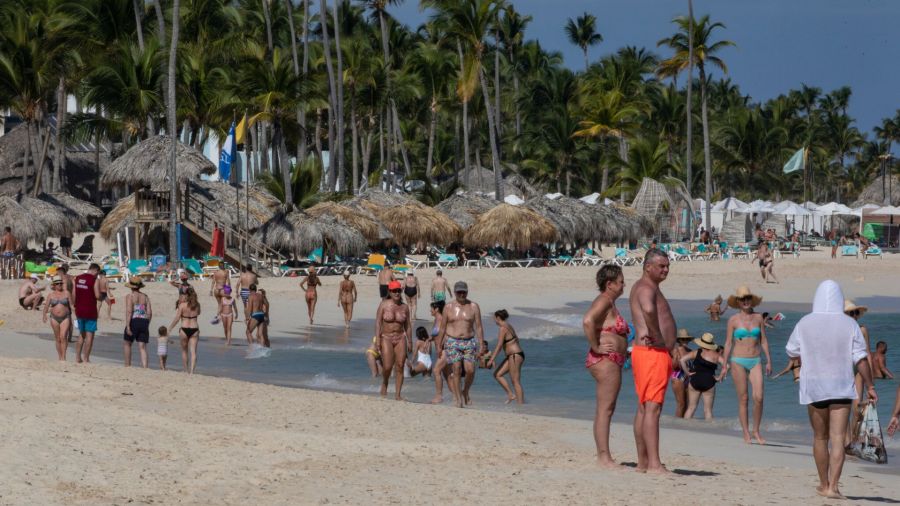 Turistas en Punta Cana