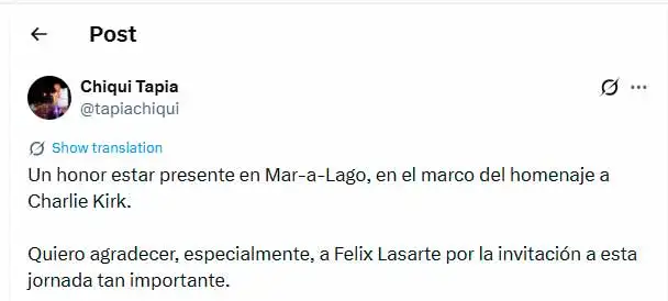 Chiqui Tapia 07122025