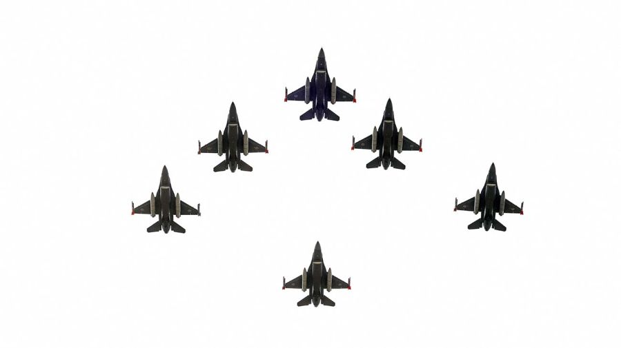 Ceremonia por los Aviones F-16 08122025