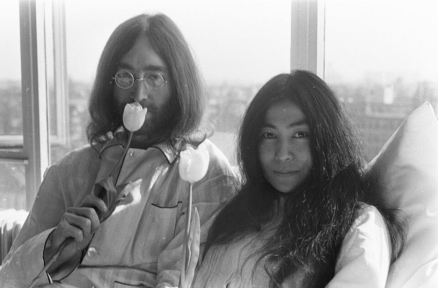 John Lennon y Yoko Ono