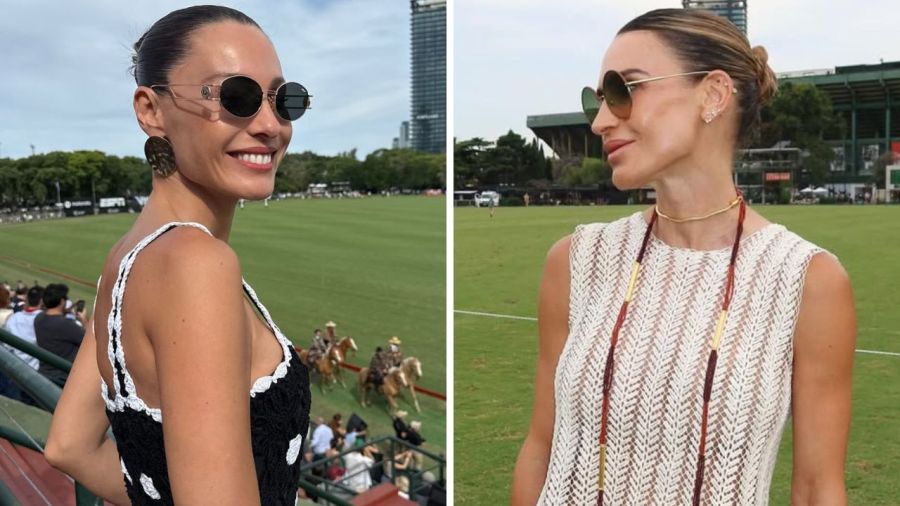 Los looks de Pampita y María Vázquez para la final de polo
