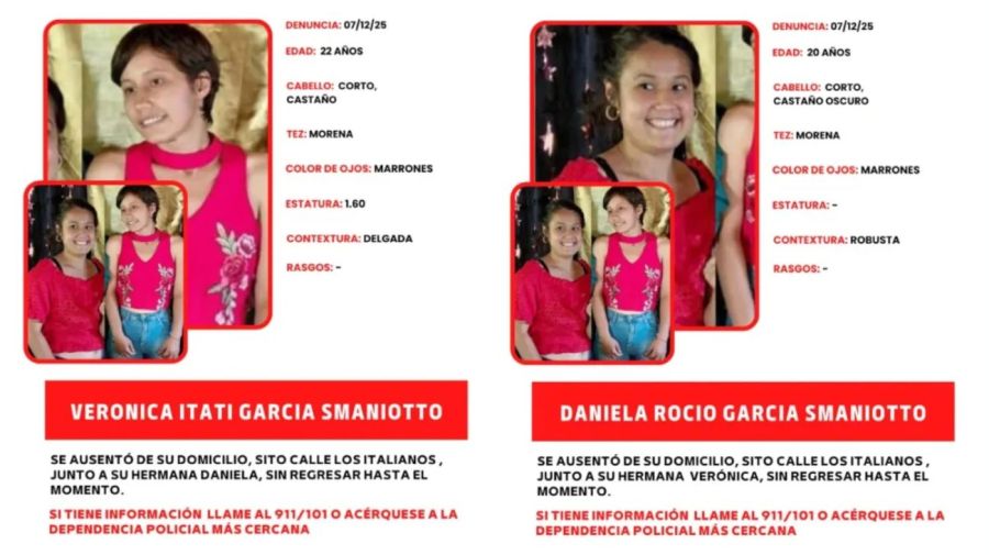 Intensifican la búsqueda de tres mujeres desaparecidas en Misiones