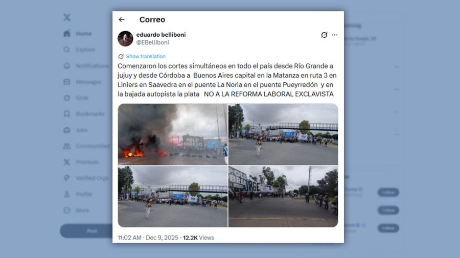 Piquete en Avellaneda 09122025