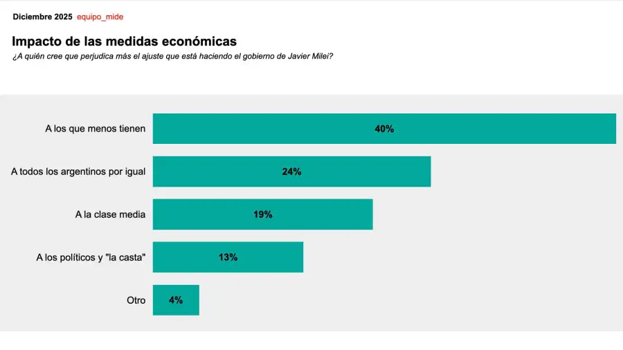A QUIEN AFECTAN LAS MEDIDAS DE MILEI