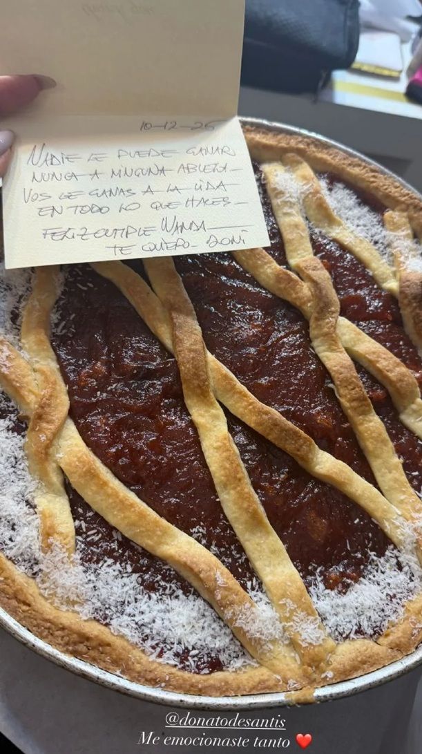 El regalo de Donato de Santis a Wanda Nara