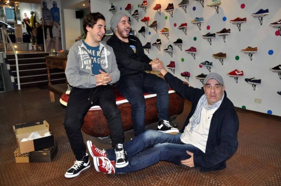 Felipe, Imanol y Miguel Ángel Rodríguez