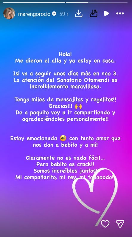 Rocío Marengo, Isidro Fort