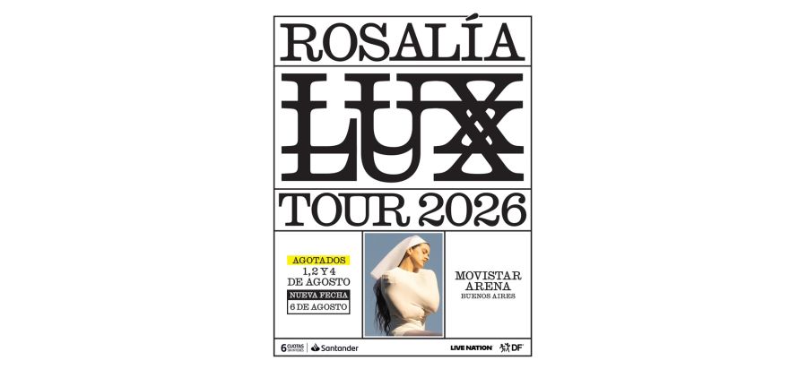 Rosalía agotó tres Movistar Arena