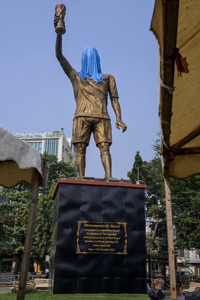 Estatua de Lionel Messi en India