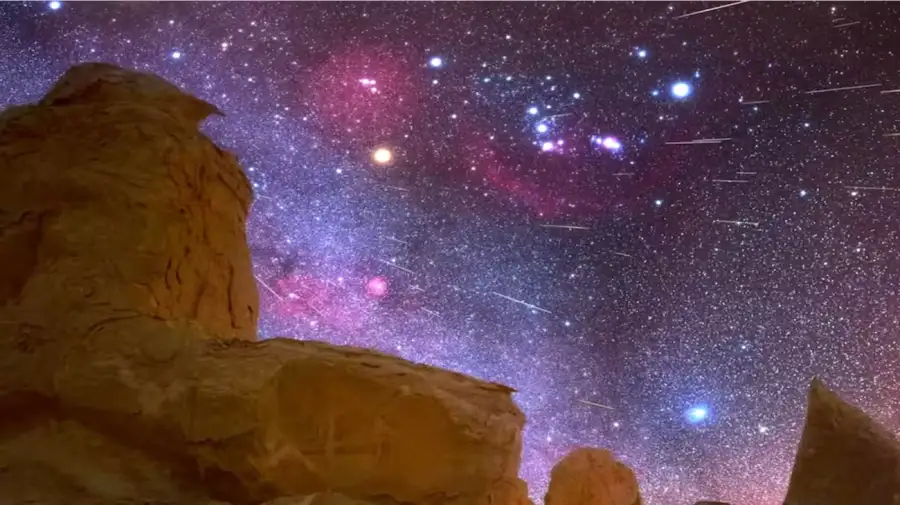 Fotografía del cometa 3I/ATLAS tomada por el aficionado Osama Fathi