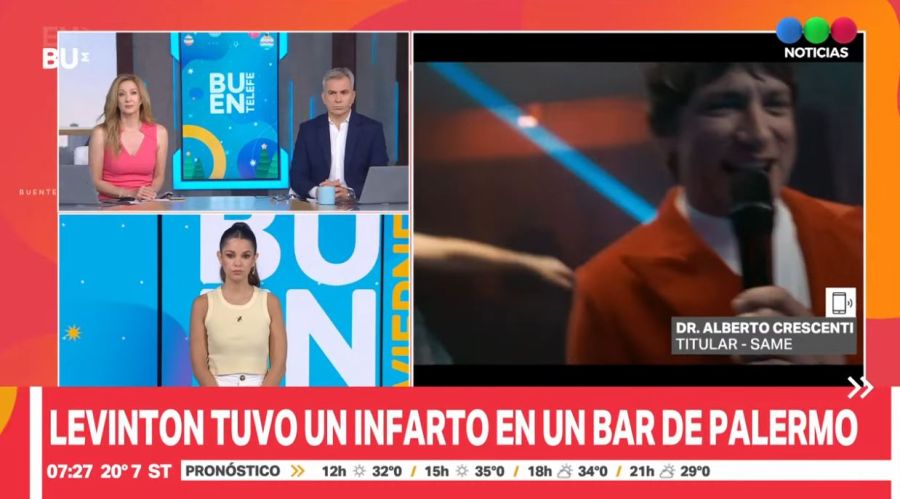 Joaquin Levinton sufrio un infarto