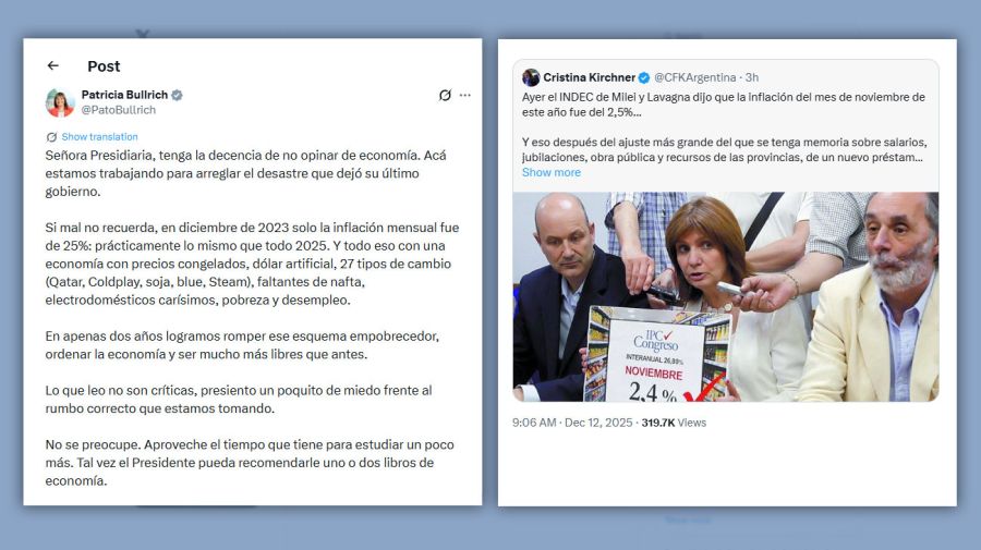 Posteo Patricia Bullrich 12122025