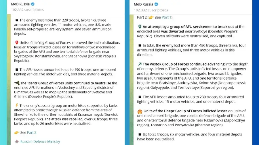 Comunicado ruso Parte 2