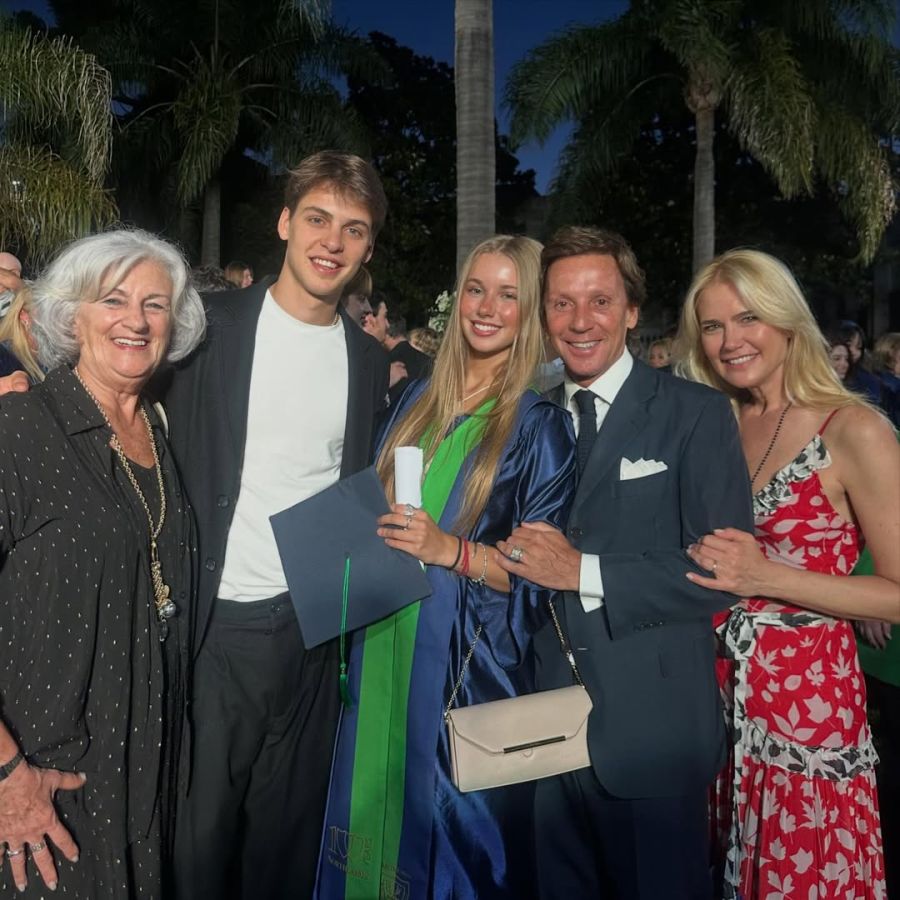 La graduación de Taína Gravier, la hija de Valeria Mazza