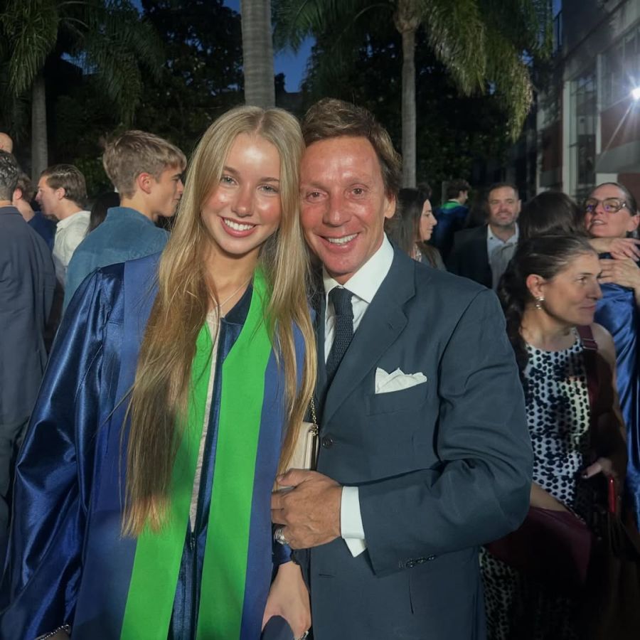La graduación de Taína Gravier, la hija de Valeria Mazza