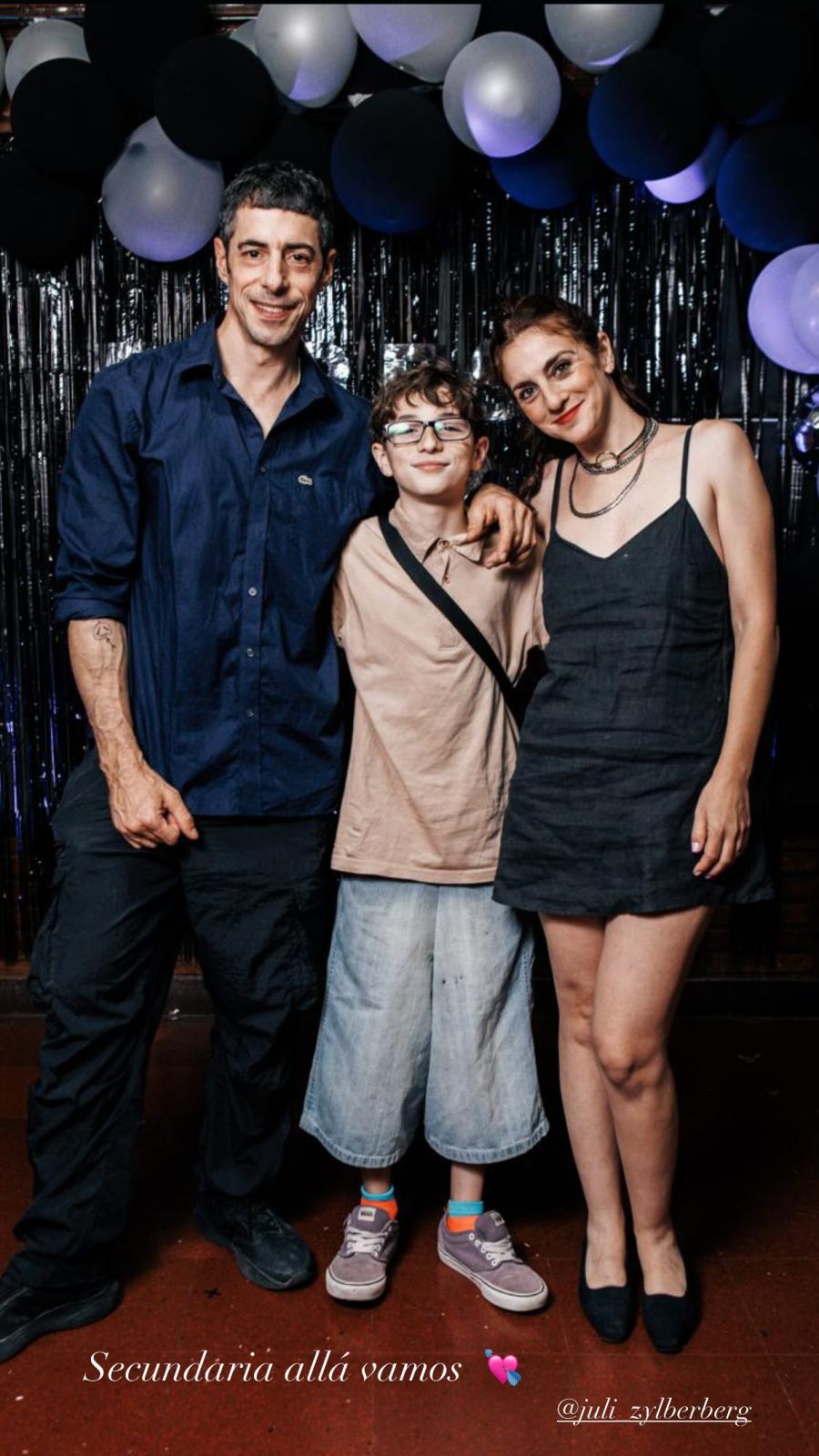 Luis Ernesto, el hijo de Esteban Lamothe y Julieta Ztlberberg