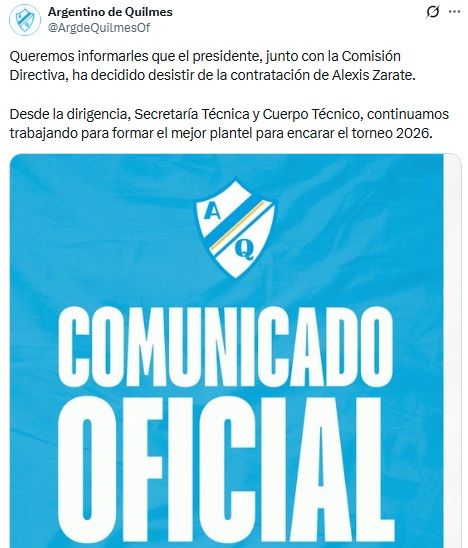 Comunicado Argentino de Quilmes