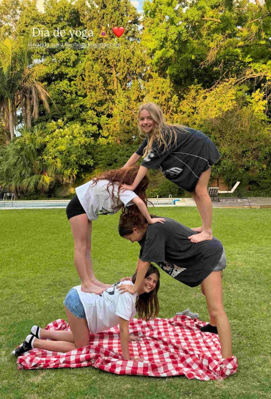 Las hijas de La Joaqui, Evangelina Anderson y Wanda Nara