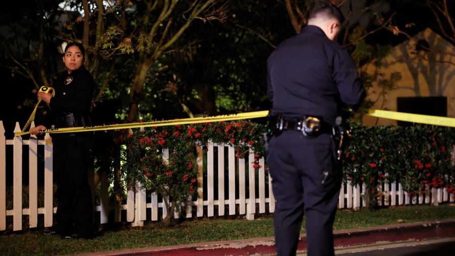 La policia en la casa de Rob Reiner