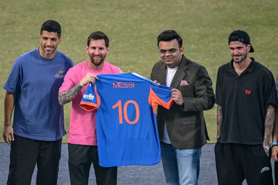 Lionel Messi en Nueva Delhi
