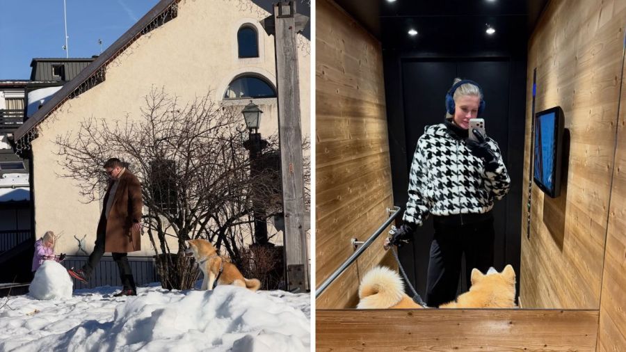 Maxi López y Daniela Christiansson