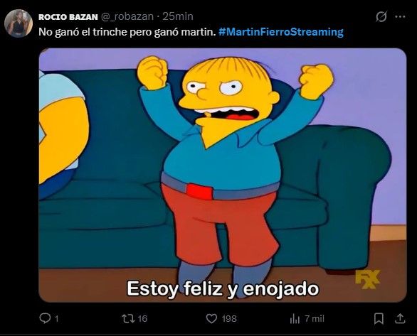 Memes Martín Fierro canales de streaming 2025