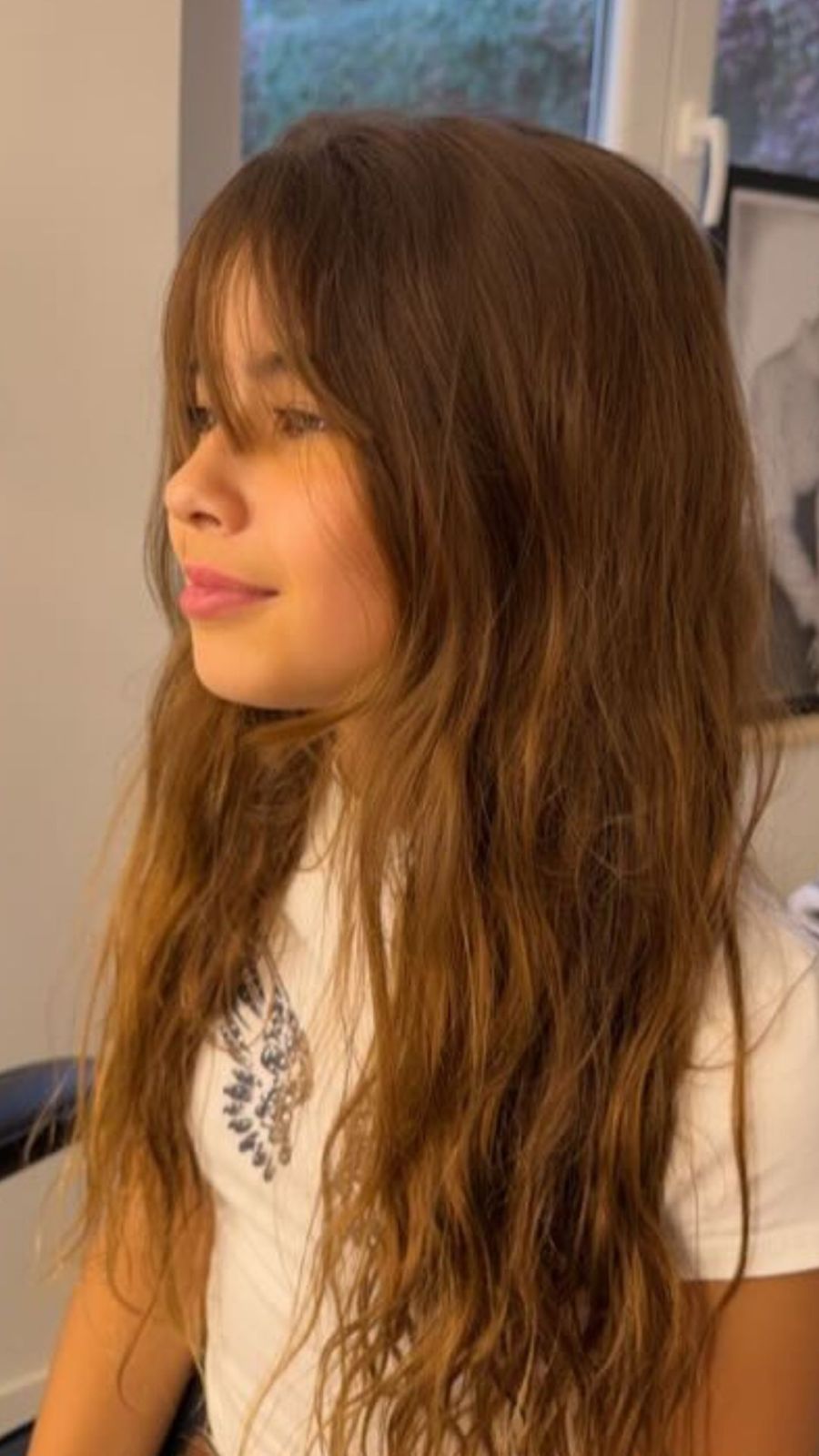 Rufina Cabré volvió a Turquía y apostó a un radical cambio de look con un curtain bangs