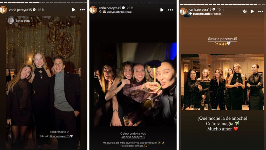 Así fue el cumpleaños de Carla Pereyra