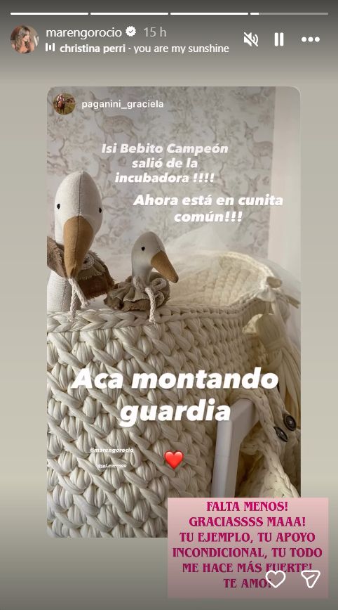 Rocío Marengo habló de la salud de su hijo