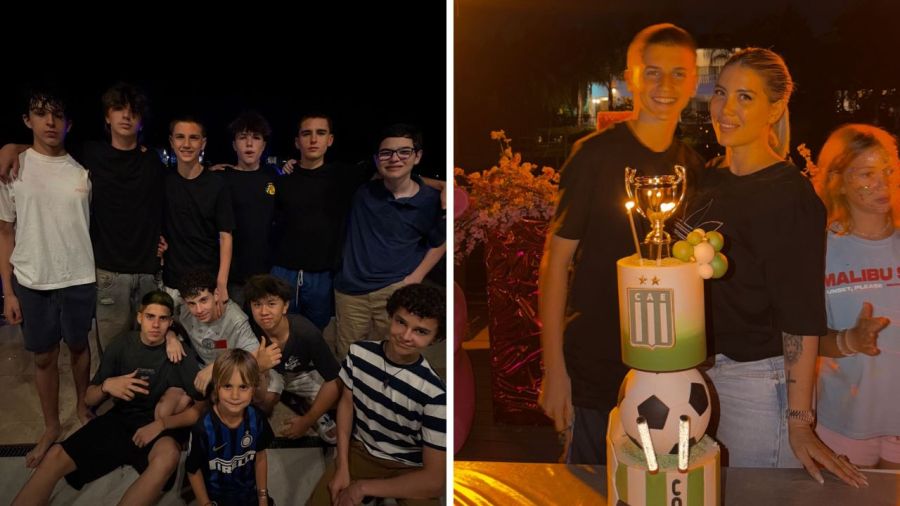 Cumpleaños de Constantino, hijo de Wanda Nara