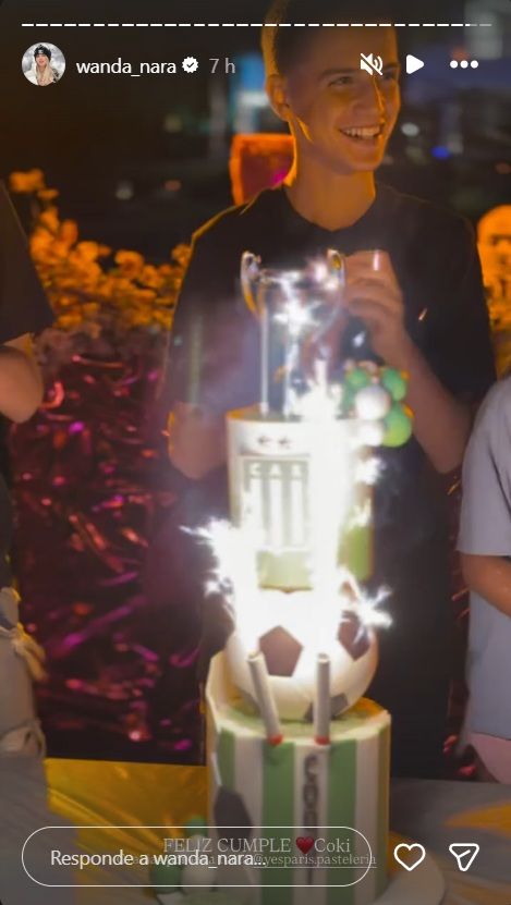 Cumpleaños de Constantino, hijo de Wanda Nara