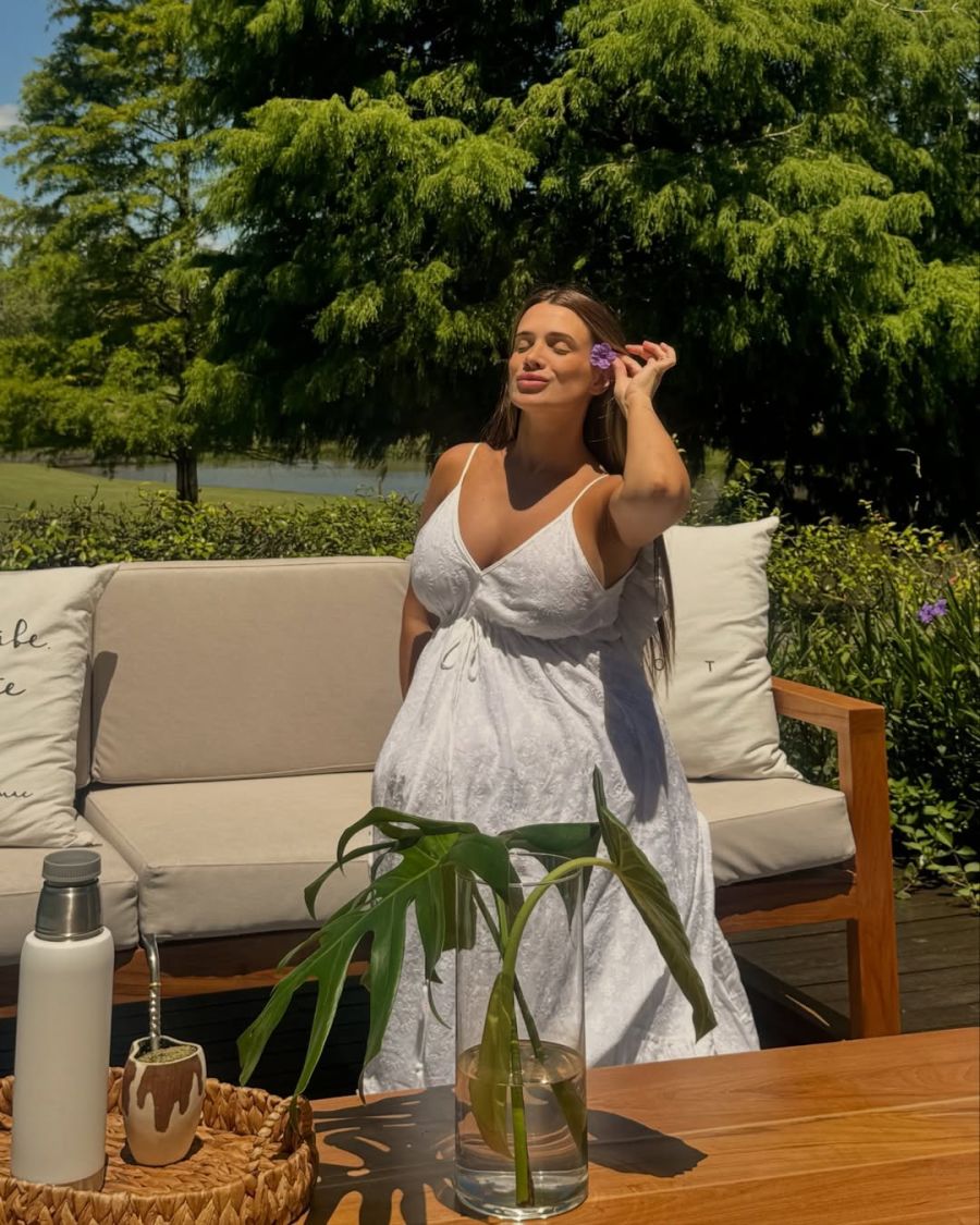 El nuevo living de Cami Homs