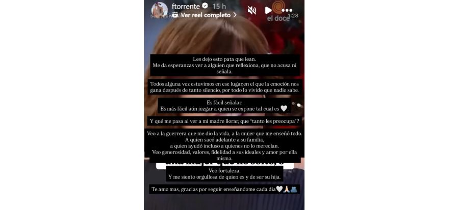 Flor Torrente defendió a Araceli González