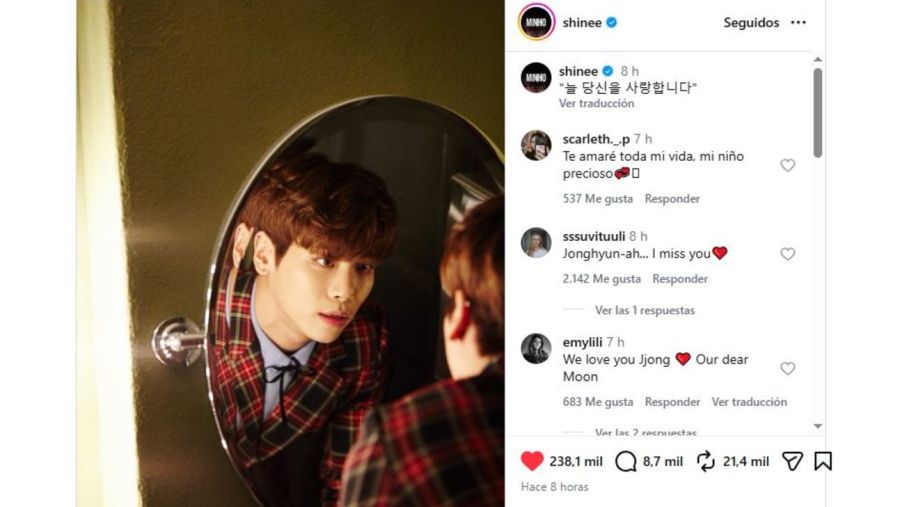 Foto inédita de Jonghyun