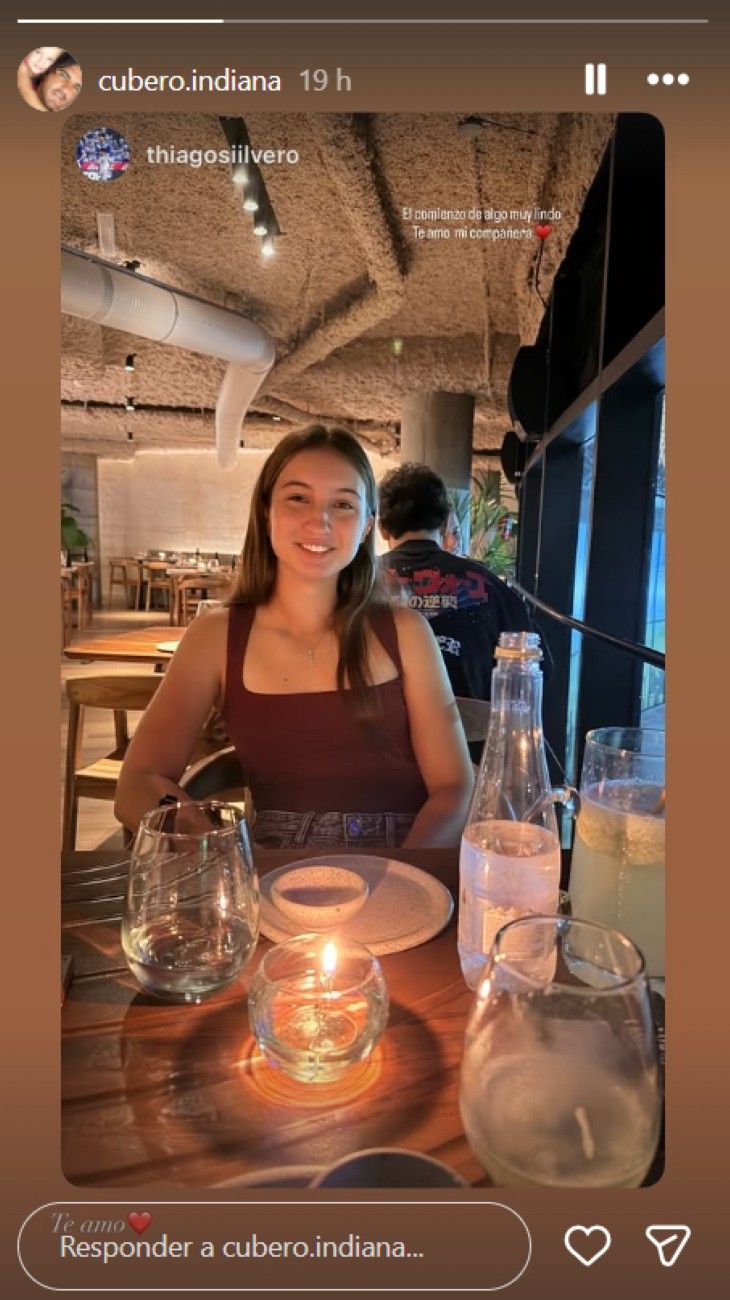 Indiana Cubero presentó a su novio