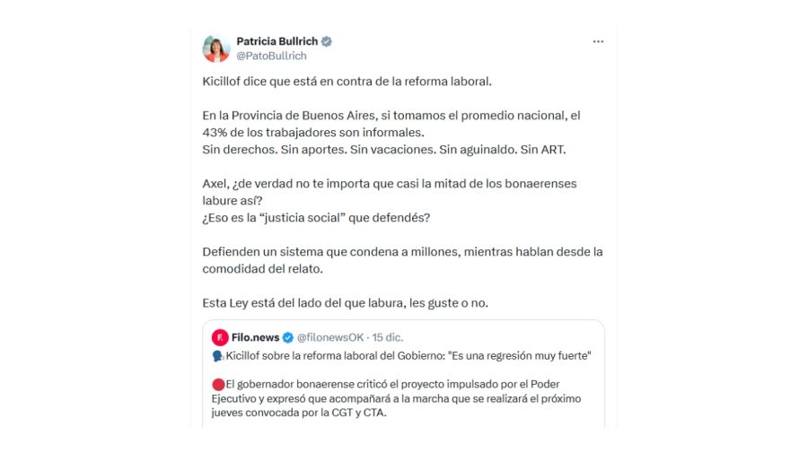 Patricia Bullrich - Axel Kicillof