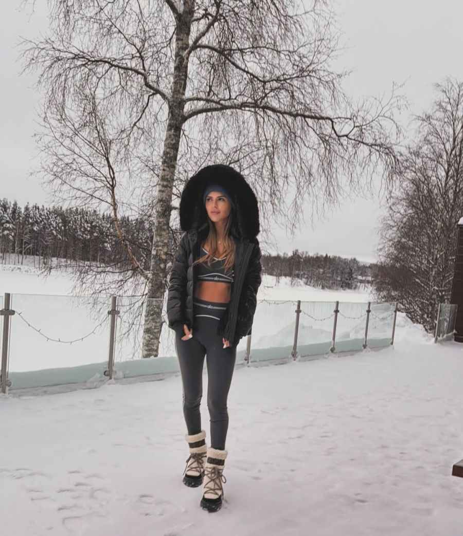 Camila Galante y Leandro Paredes