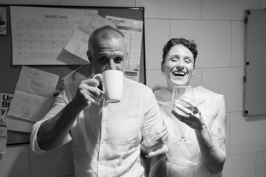 Christian Petersen y Sofía Zelaschi