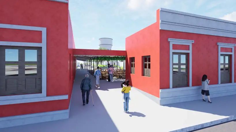 Fachada futuro Centro Cultural de Montecristo