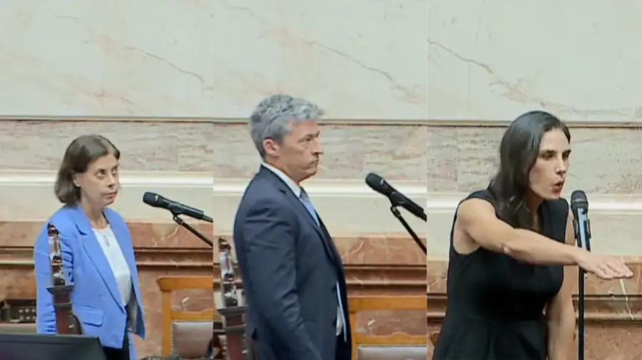 Las nuevas autoridades de la AGN - Rita Mónica Almada, Juan Ignacio Forlón y Cinthia Pamela Calletti