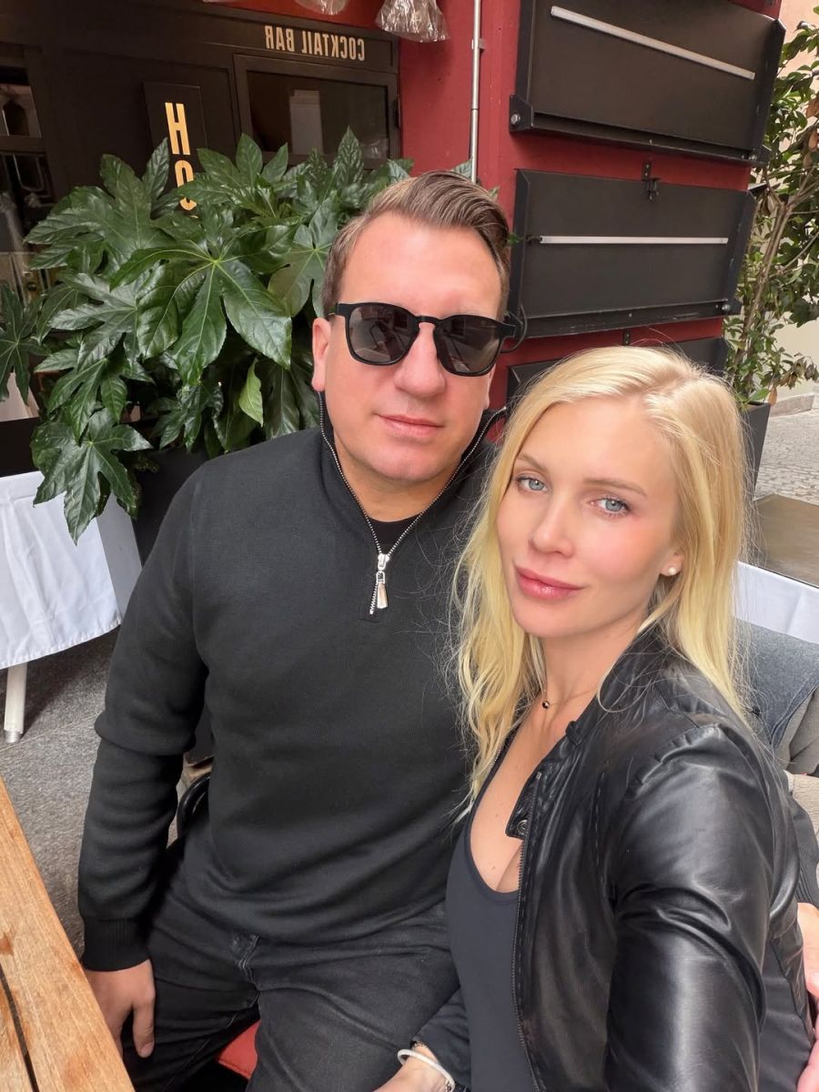 Maxi López y Daniela Christiansson