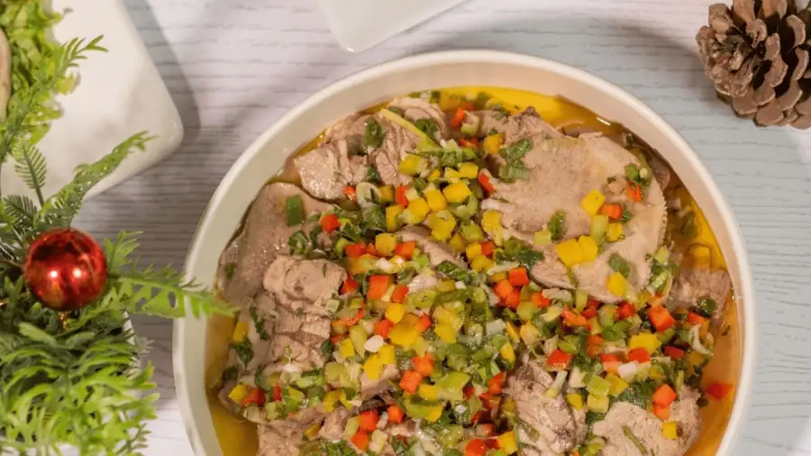 lengua a la vinagreta