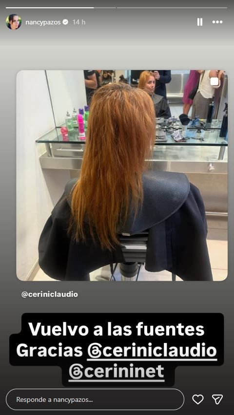 Cambio de look de Nancy Pazos