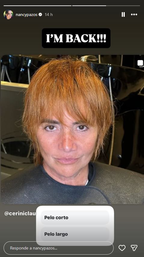 Cambio de look de Nancy Pazos