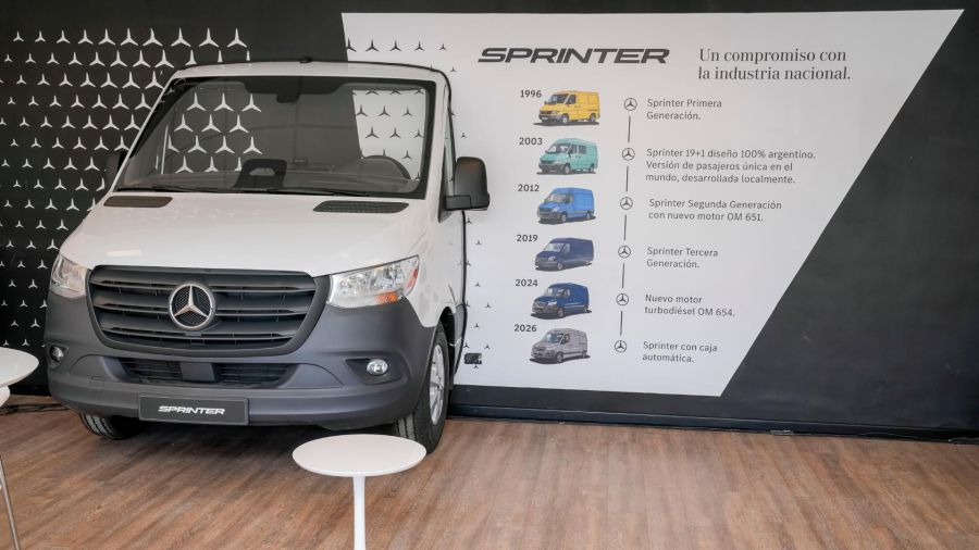 Mercedes-Benz fabricará la Sprinter automática en Argentina
